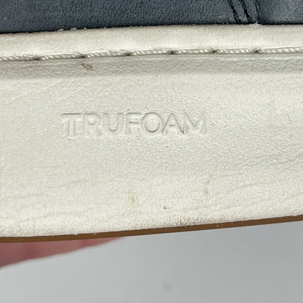 Johnston Murphy Anders Navy Leather Sneakers Mens 9M True Foam Nautical Preppy - Picture 9 of 9